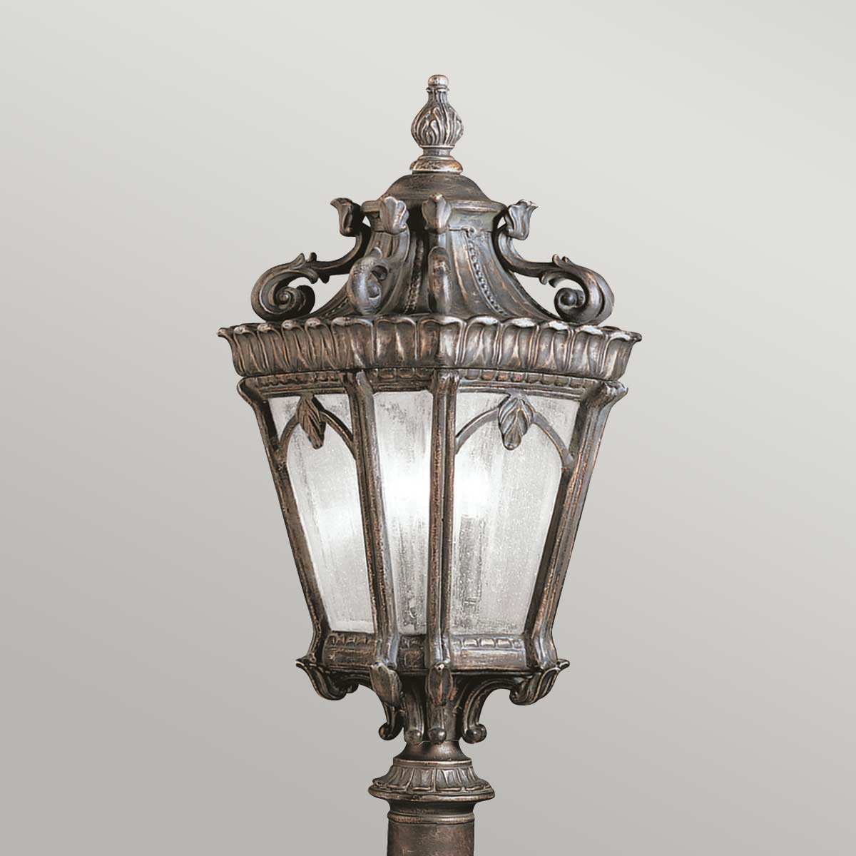 Außen-Stehleuchte Tournai (antik bronzefarbene mit dunkler Patina) 3x - Elstead Lighting