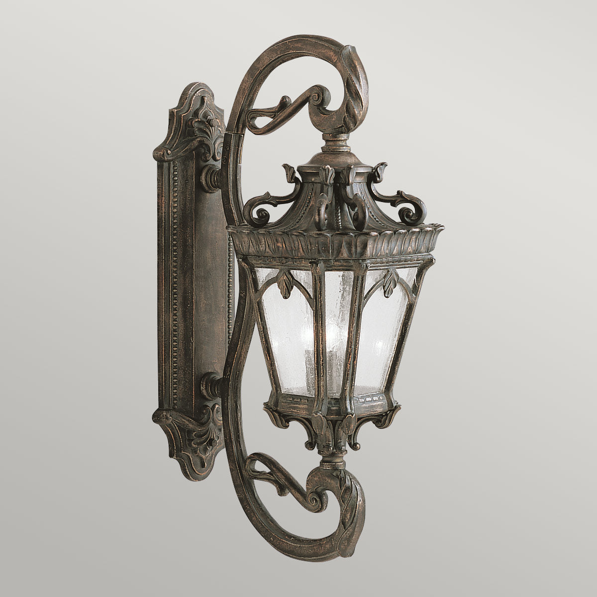 Außen-Wandleuchte Tournai (antik bronzefarbene mit dunkler Patina) 4x - Elstead Lighting