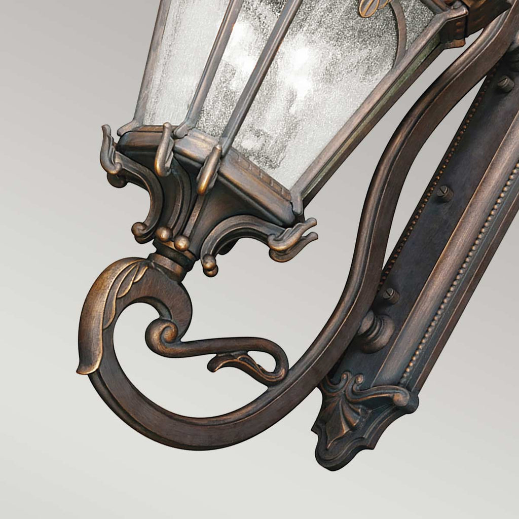 Außen-Wandleuchte Tournai (antik bronzefarbene mit dunkler Patina) 4x - Elstead Lighting