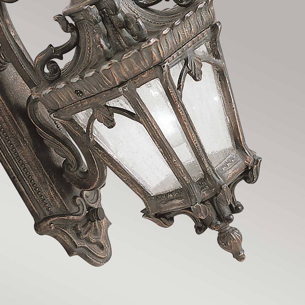 Außen-Wandleuchte Tournai (antik bronzefarbene mit dunkler Patina) 1x - Elstead Lighting