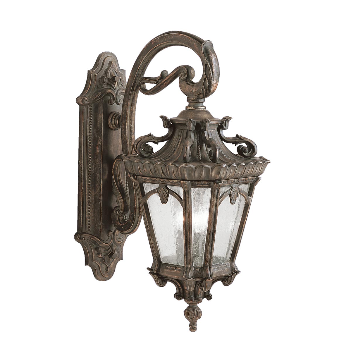 Außen-Wandleuchte Tournai (antik bronzefarbene mit dunkler Patina) 3x - Elstead Lighting