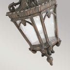 Außen-Pendelleuchte Tournai (antik bronzefarbene mit dunkler Patina) 1x - Elstead Lighting
