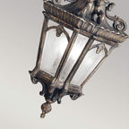 Außen-Pendelleuchte Tournai (antik bronzefarbene mit dunkler Patina) 3x - Elstead Lighting