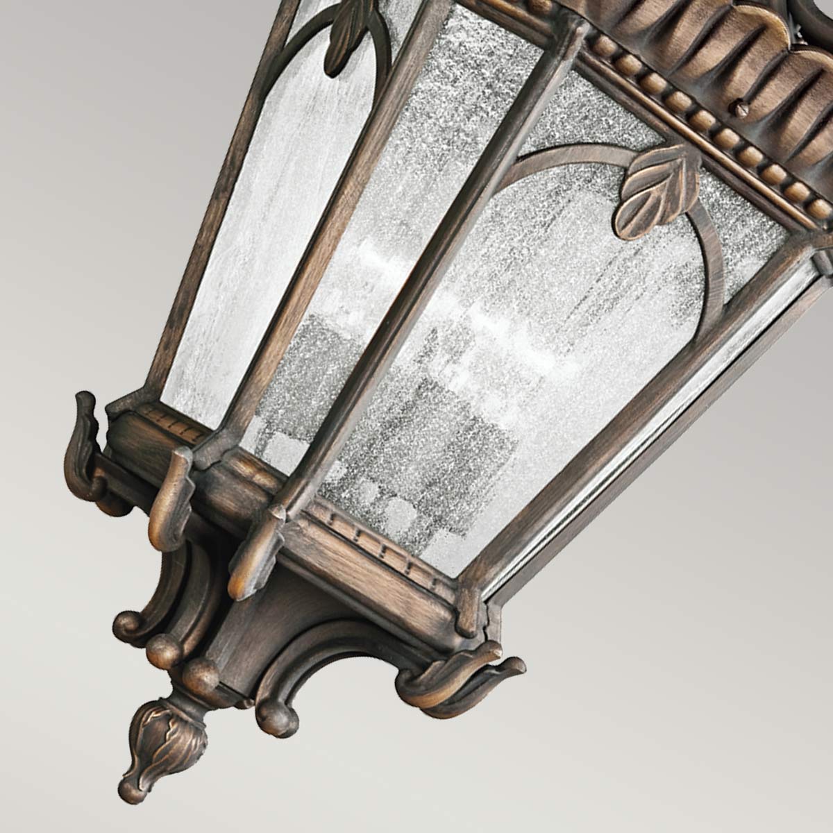 Außen-Pendelleuchte Tournai (antik bronzefarbene mit dunkler Patina) 4x - Elstead Lighting