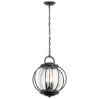Außen-Pendelleuchte Vandalia (schwarz) 3x - Elstead Lighting