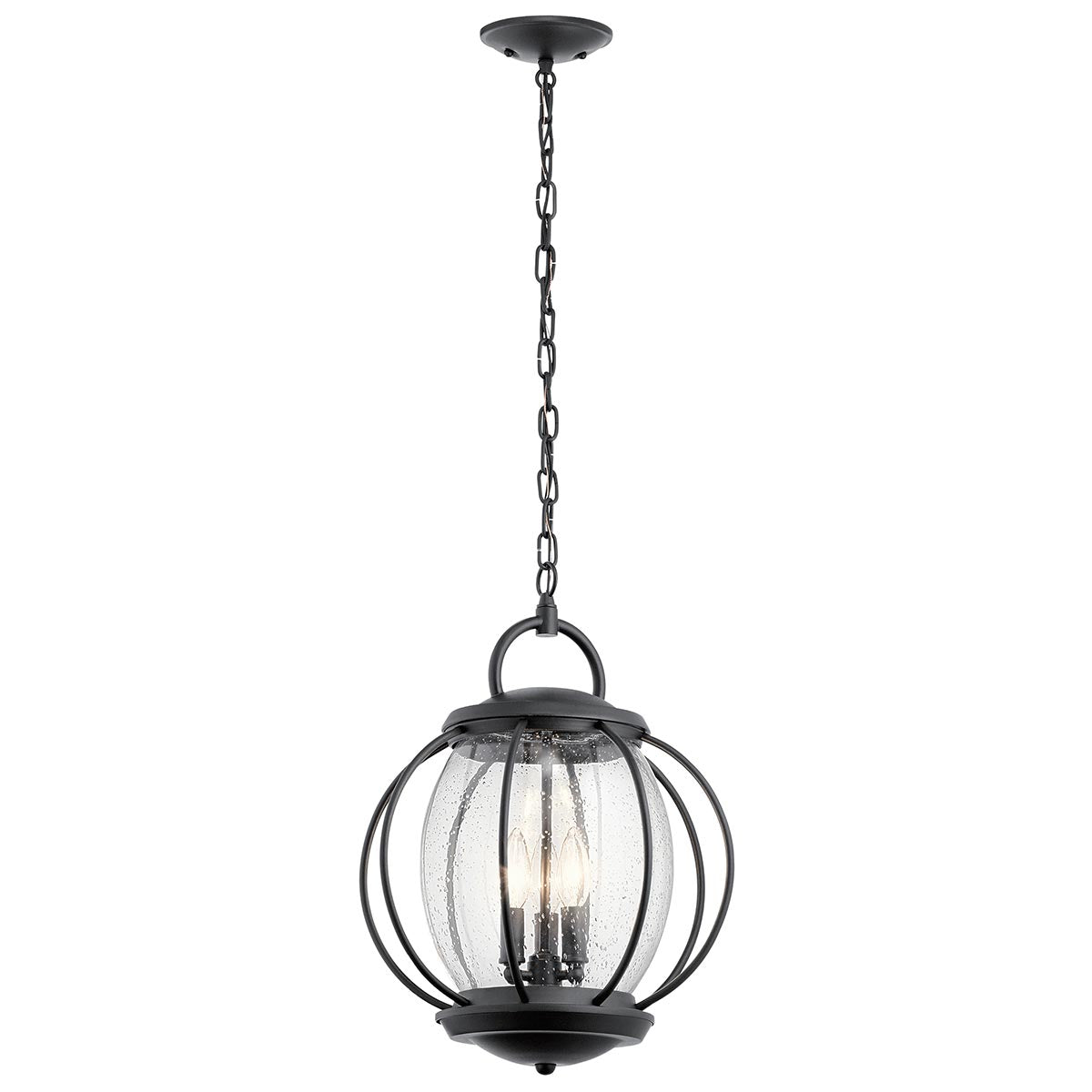 Außen-Pendelleuchte Vandalia (schwarz) 3x - Elstead Lighting