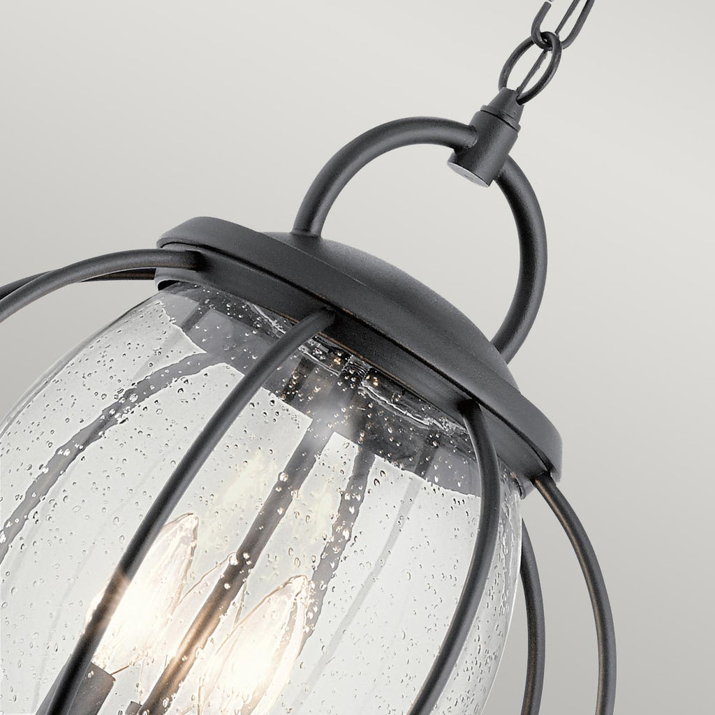 Außen-Pendelleuchte Vandalia (schwarz) 3x - Elstead Lighting