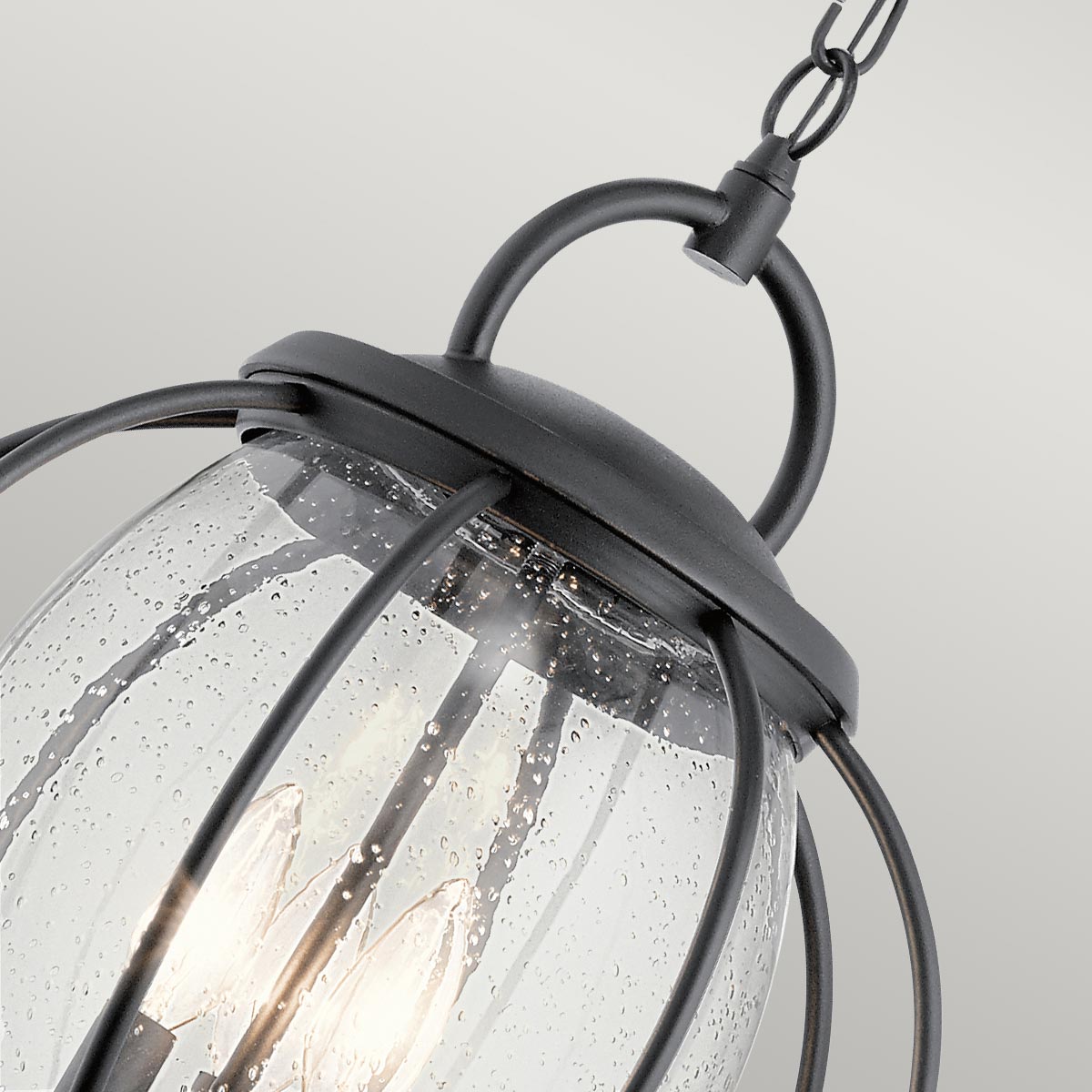 Außen-Pendelleuchte Vandalia (schwarz) 3x - Elstead Lighting