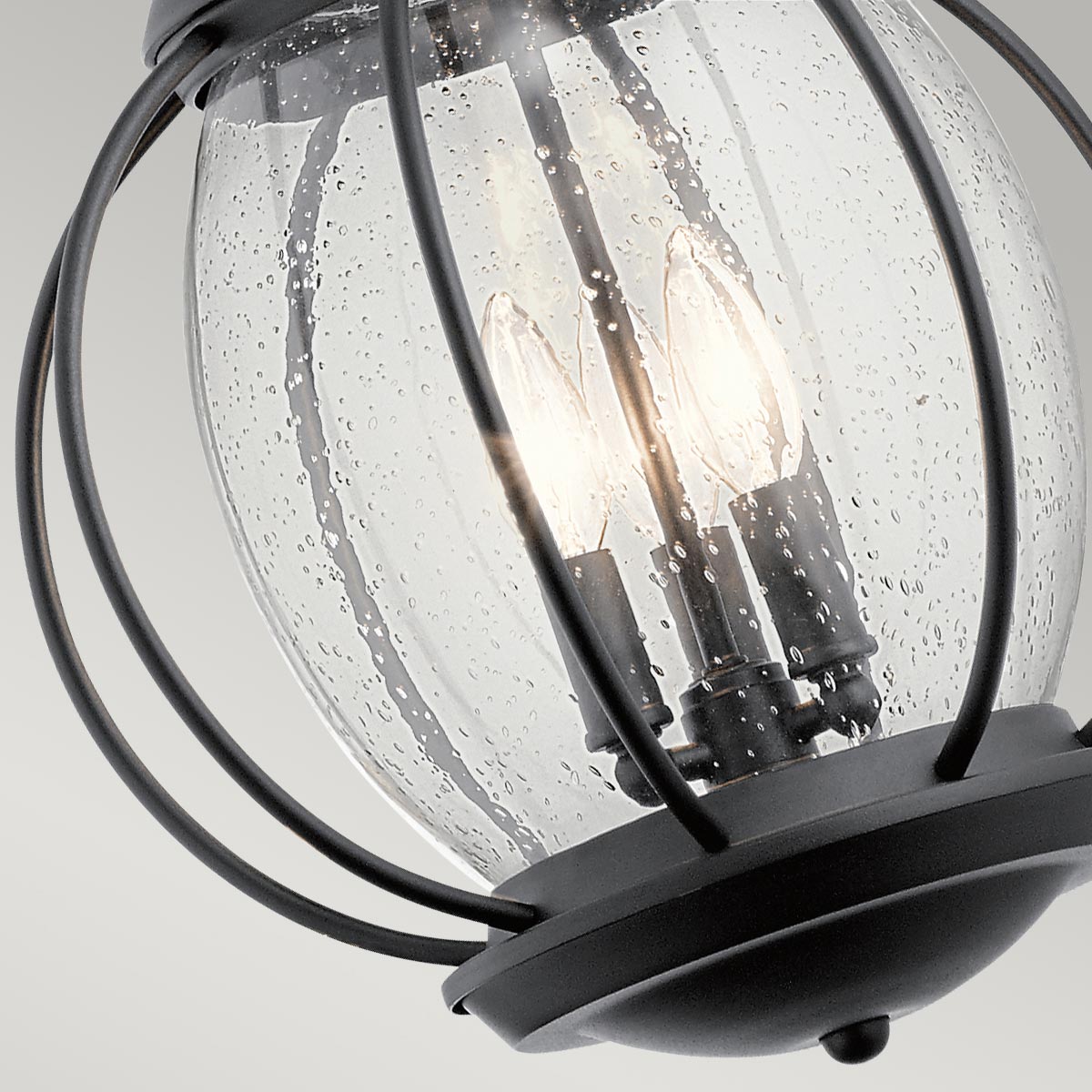 Außen-Pendelleuchte Vandalia (schwarz) 3x - Elstead Lighting