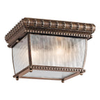 Außen-Deckenleuchte Venetian Rain (bronzefarben) 2x - Elstead Lighting