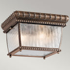 Außen-Deckenleuchte Venetian Rain (bronzefarben) 2x - Elstead Lighting