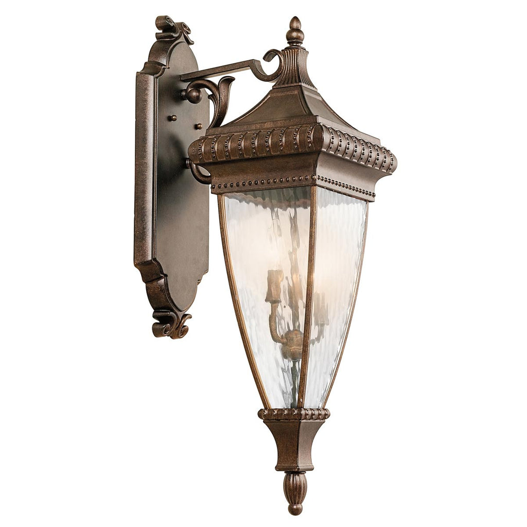 Außen-Wandleuchte Venetian Rain (bronzefarben) 3x - Elstead Lighting