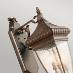 Außen-Wandleuchte Venetian Rain (bronzefarben) 3x - Elstead Lighting