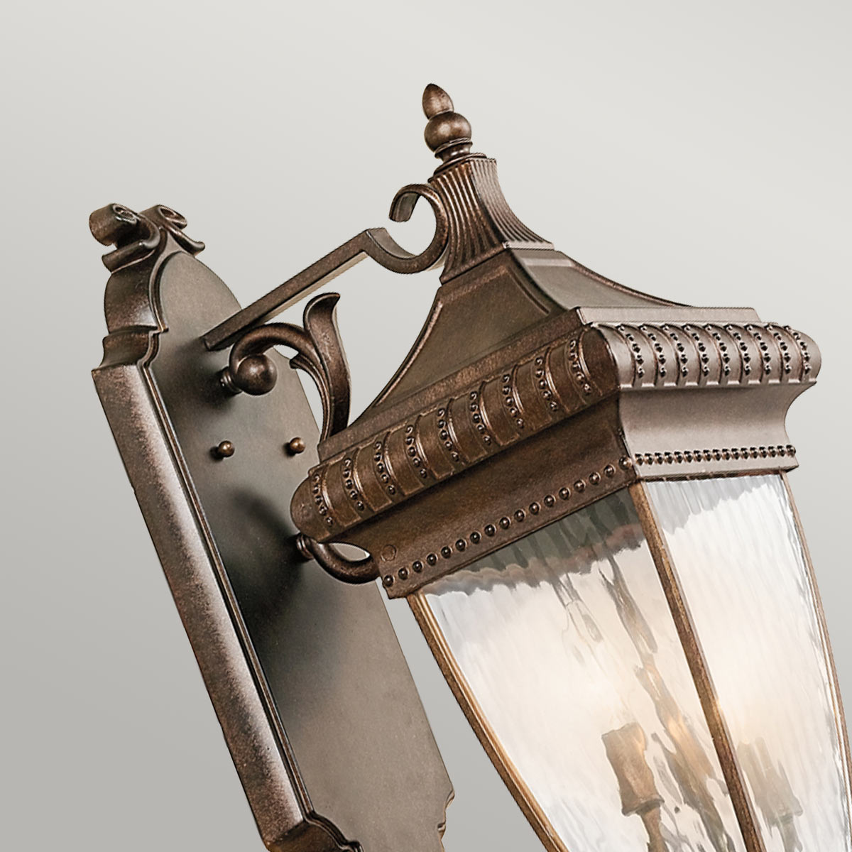Außen-Wandleuchte Venetian Rain (bronzefarben) 3x - Elstead Lighting