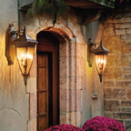 Außen-Wandleuchte Venetian Rain (bronzefarben) 3x - Elstead Lighting