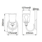 Wandleuchte Waverly (Nickel) 1x - Elstead Lighting