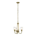 Pendelleuchte Waverly (messingfarben) 3x - Elstead Lighting