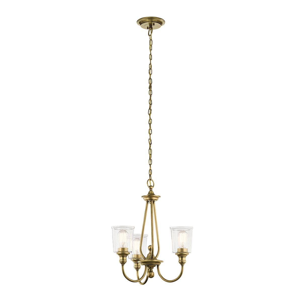 Pendelleuchte Waverly (messingfarben) 3x - Elstead Lighting
