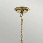 Pendelleuchte Waverly (messingfarben) 3x - Elstead Lighting