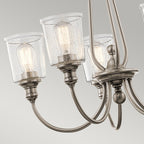 Pendelleuchte Waverly (Classic Pewter) 5x - Elstead Lighting