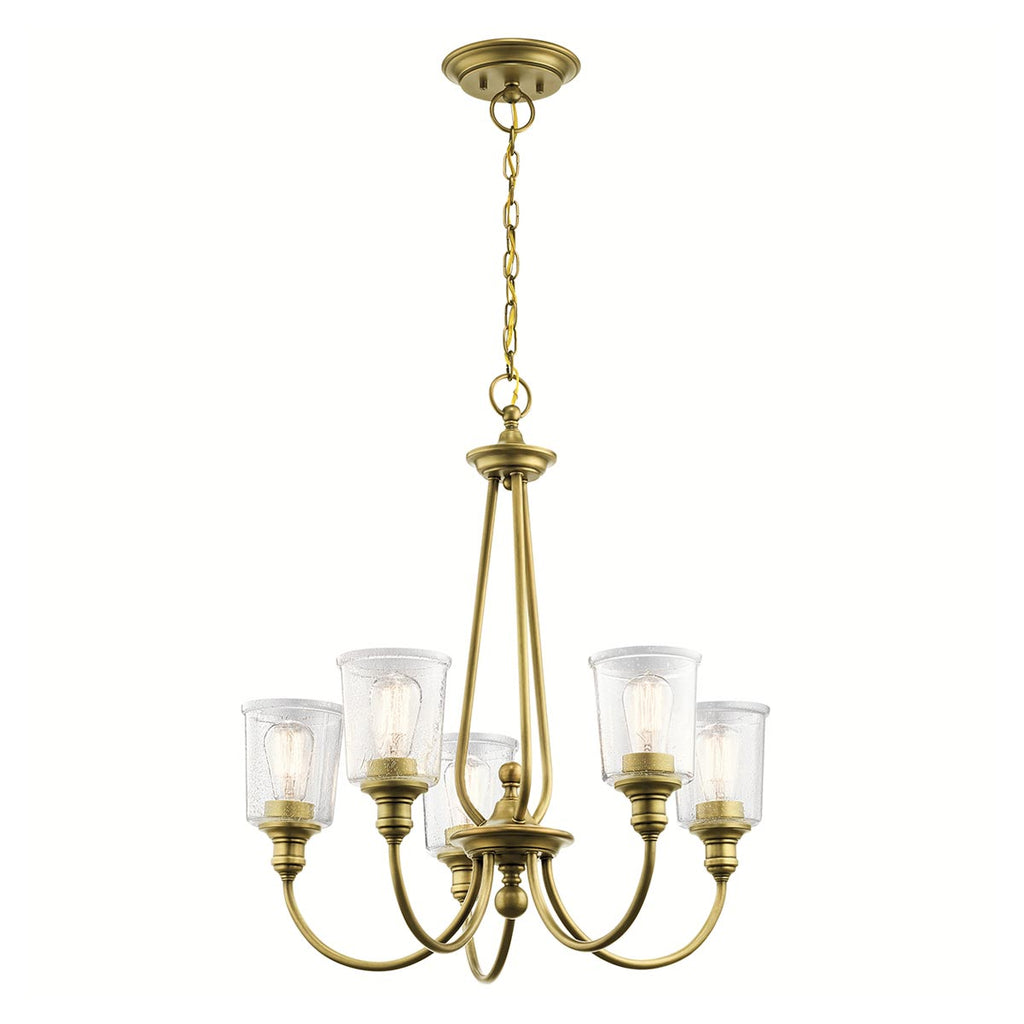 Pendelleuchte Waverly (messingfarben) 5x - Elstead Lighting