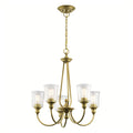 Pendelleuchte Waverly (messingfarben) 5x - Elstead Lighting