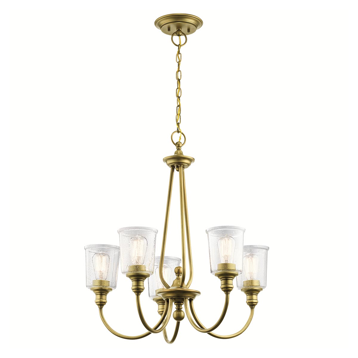 Pendelleuchte Waverly (messingfarben) 5x - Elstead Lighting