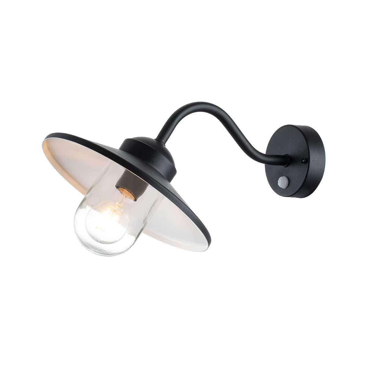 Außen-Wandleuchte Klampenborg (schwarz) 1x - Elstead Lighting