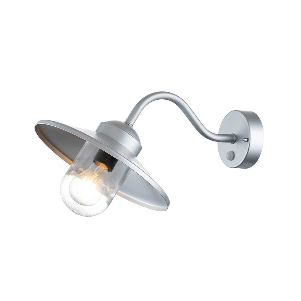 Außen-Wandleuchte Klampenborg (silberfarben) 1x - Elstead Lighting