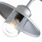 Außen-Wandleuchte Klampenborg (silberfarben) 1x - Elstead Lighting