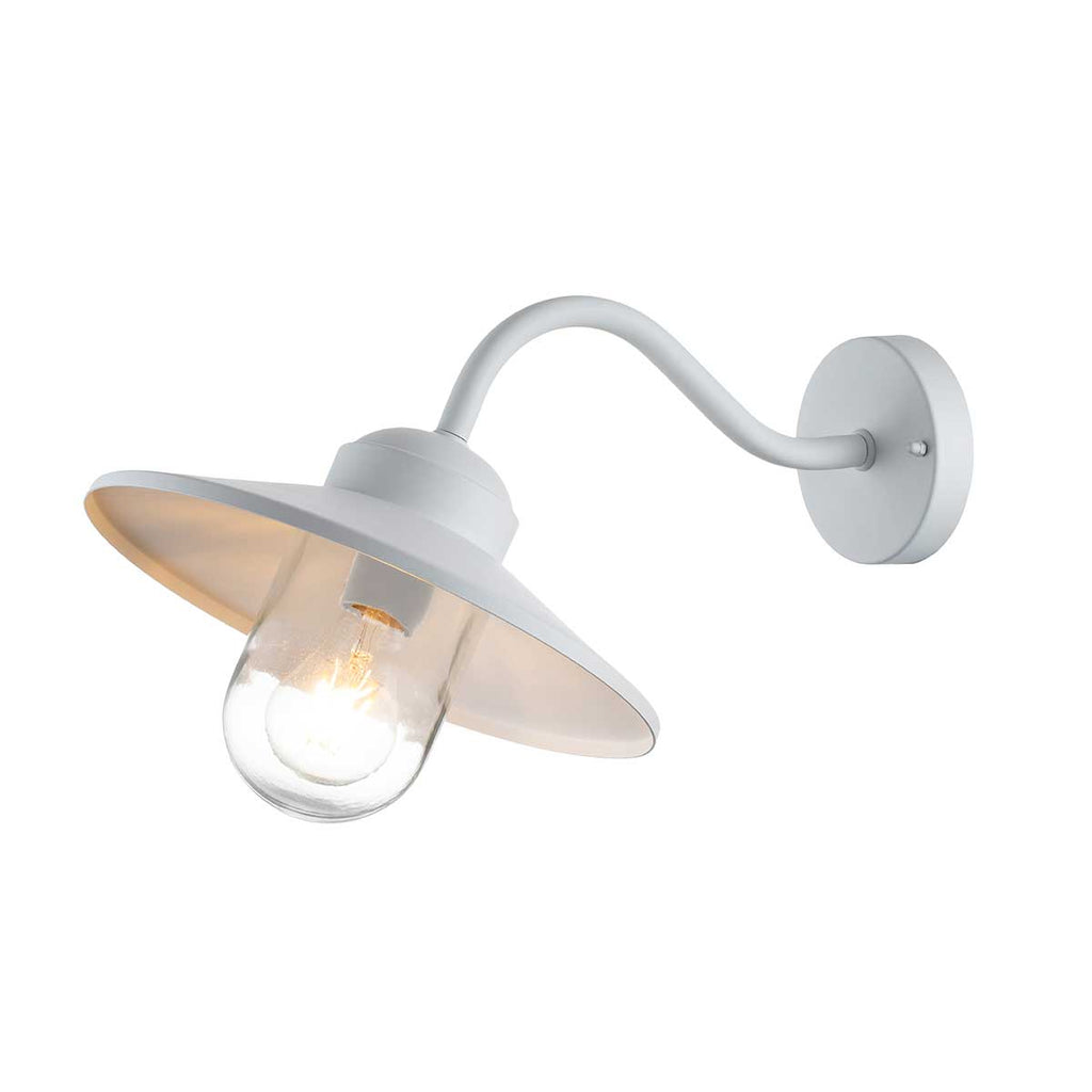 Außen-Wandleuchte Klampenborg (weiß) 1x - Elstead Lighting