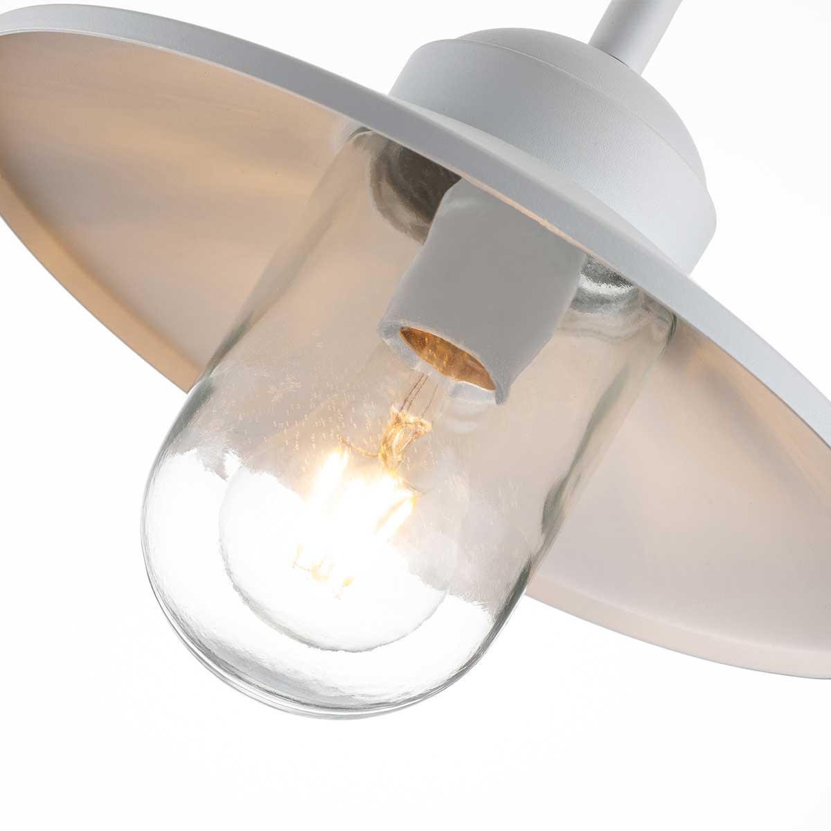 Außen-Wandleuchte Klampenborg (weiß) 1x - Elstead Lighting