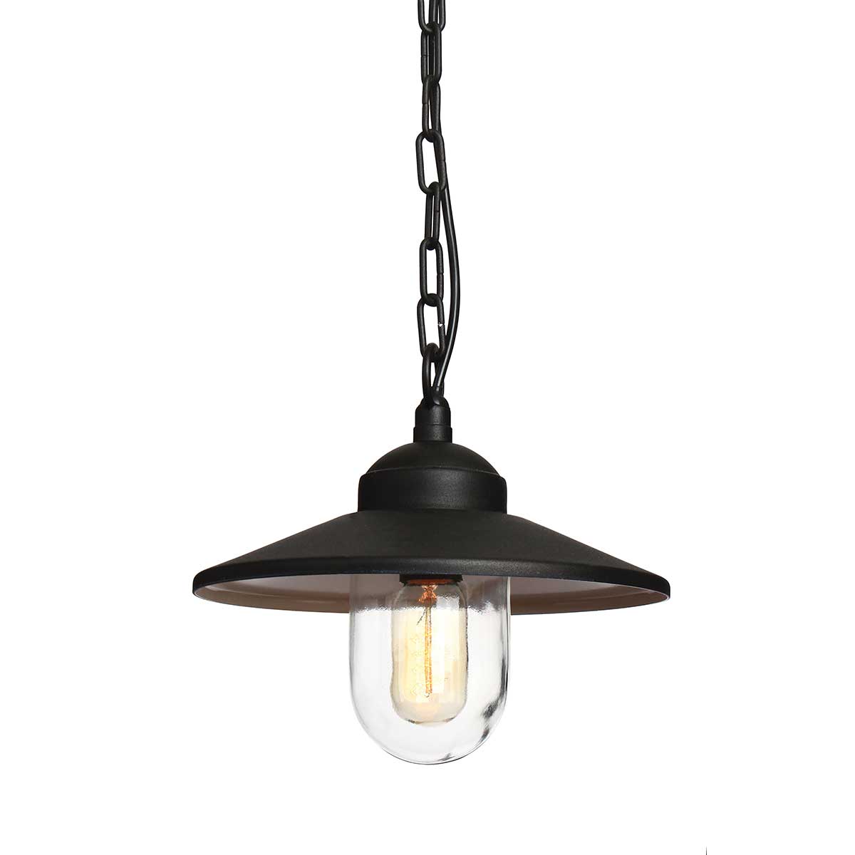 Außen-Pendelleuchte Klampenborg (schwarz) 1x - Elstead Lighting