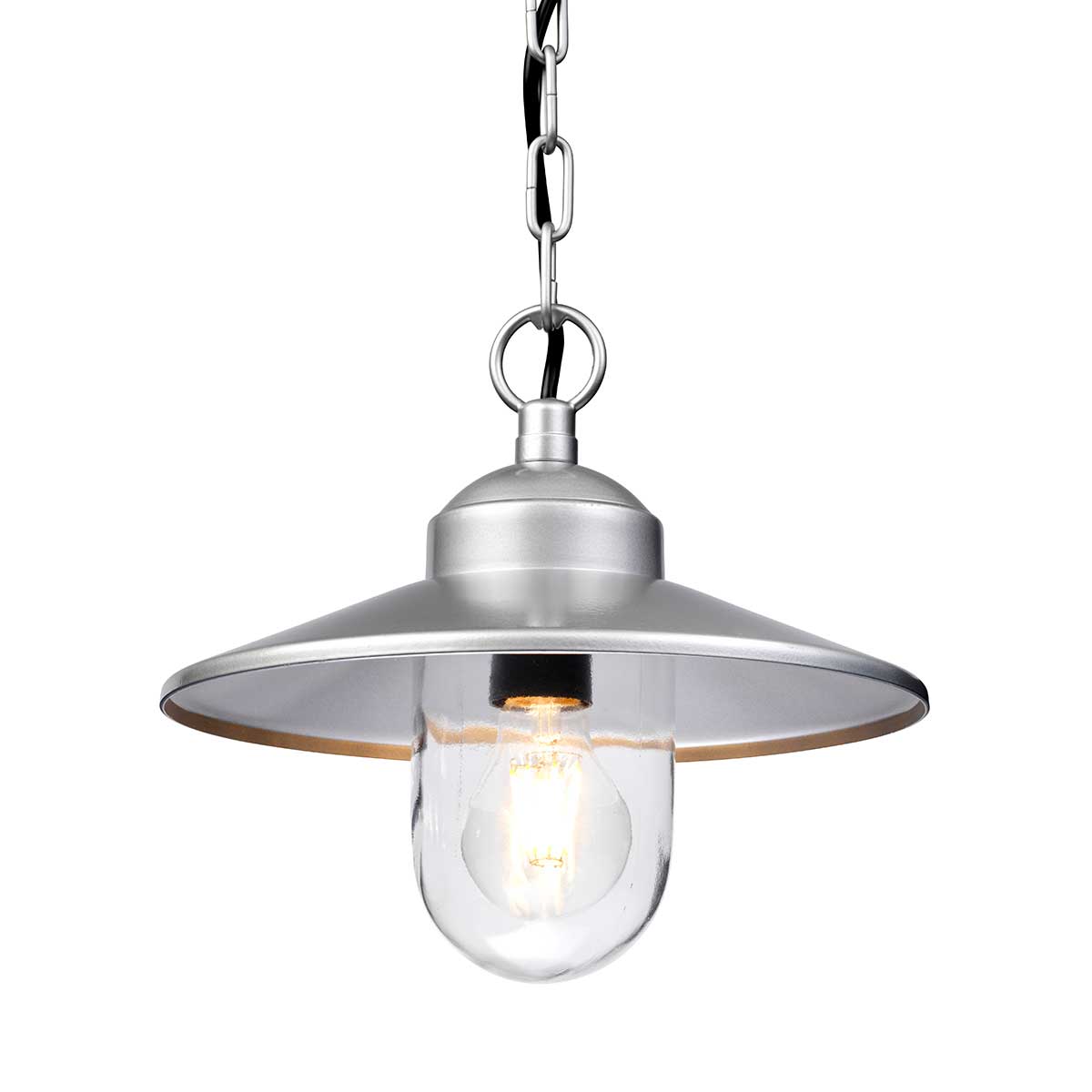 Außen-Pendelleuchte Klampenborg (silberfarben) 1x - Elstead Lighting