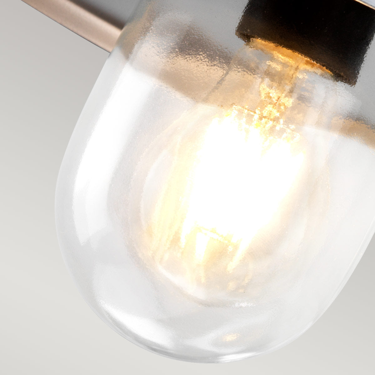 Außen-Wandleuchte Klampenborg (silberfarben) 1x - Elstead Lighting