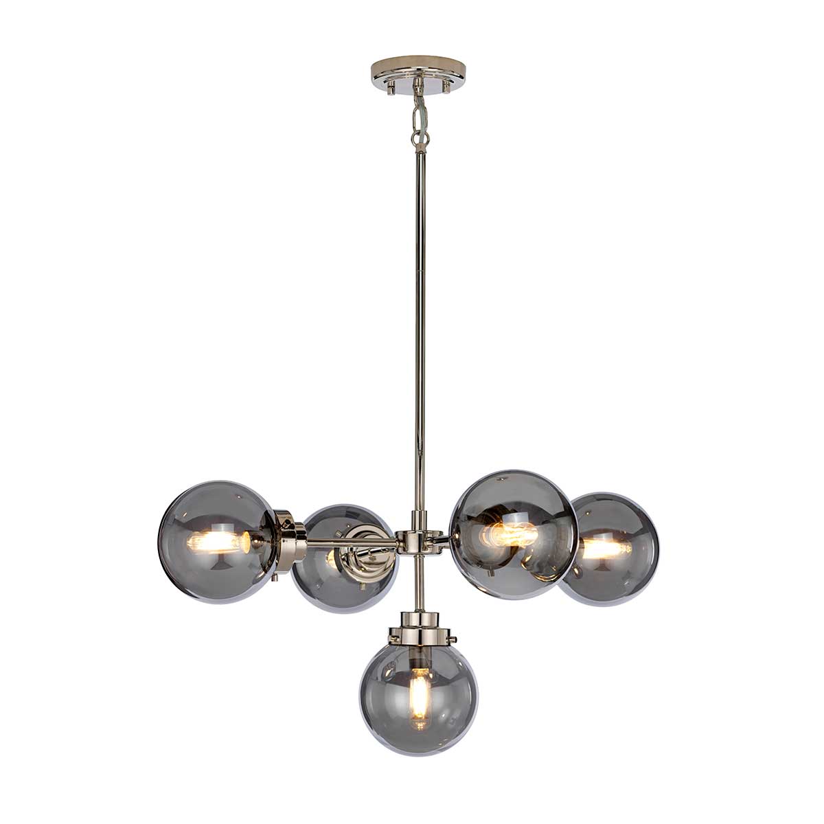 Pendelleuchte Kula (Nickel) 5x - Elstead Lighting
