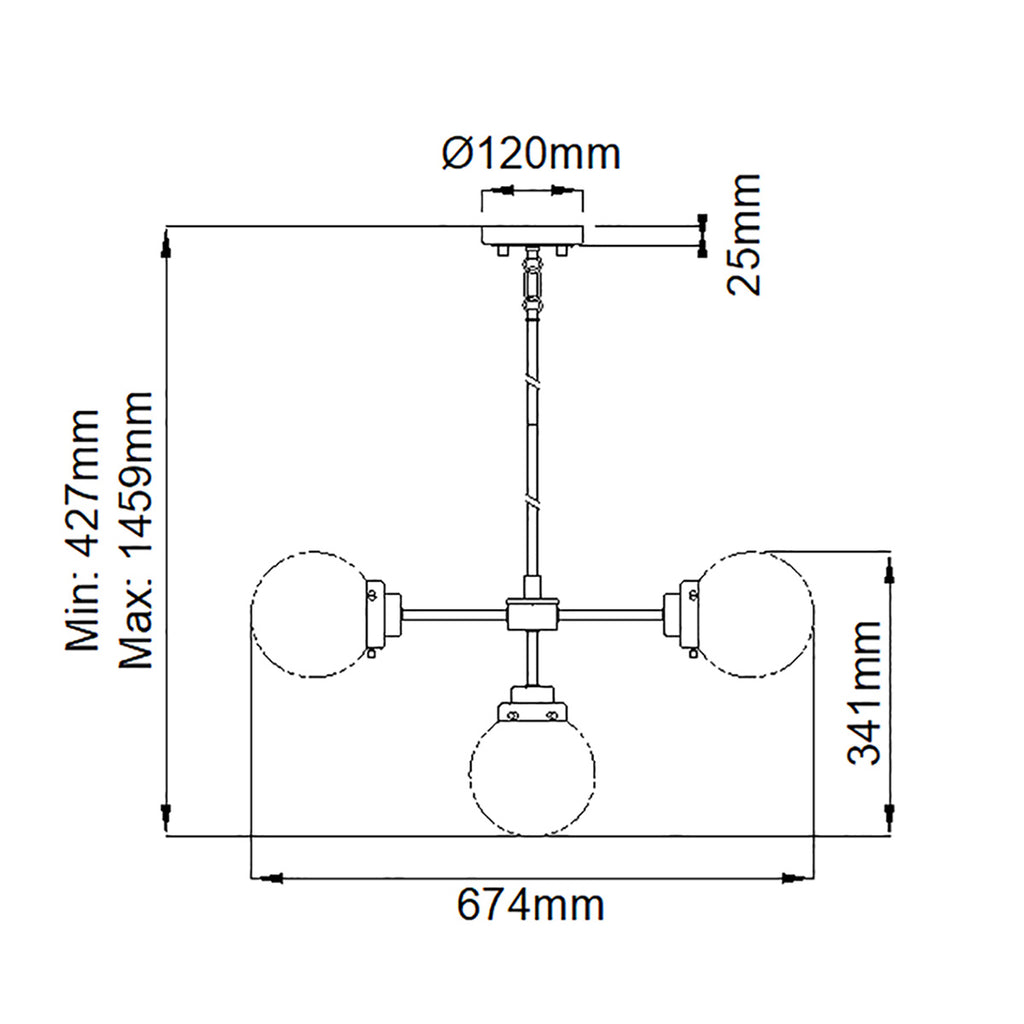 Pendelleuchte Kula (Nickel) 5x - Elstead Lighting