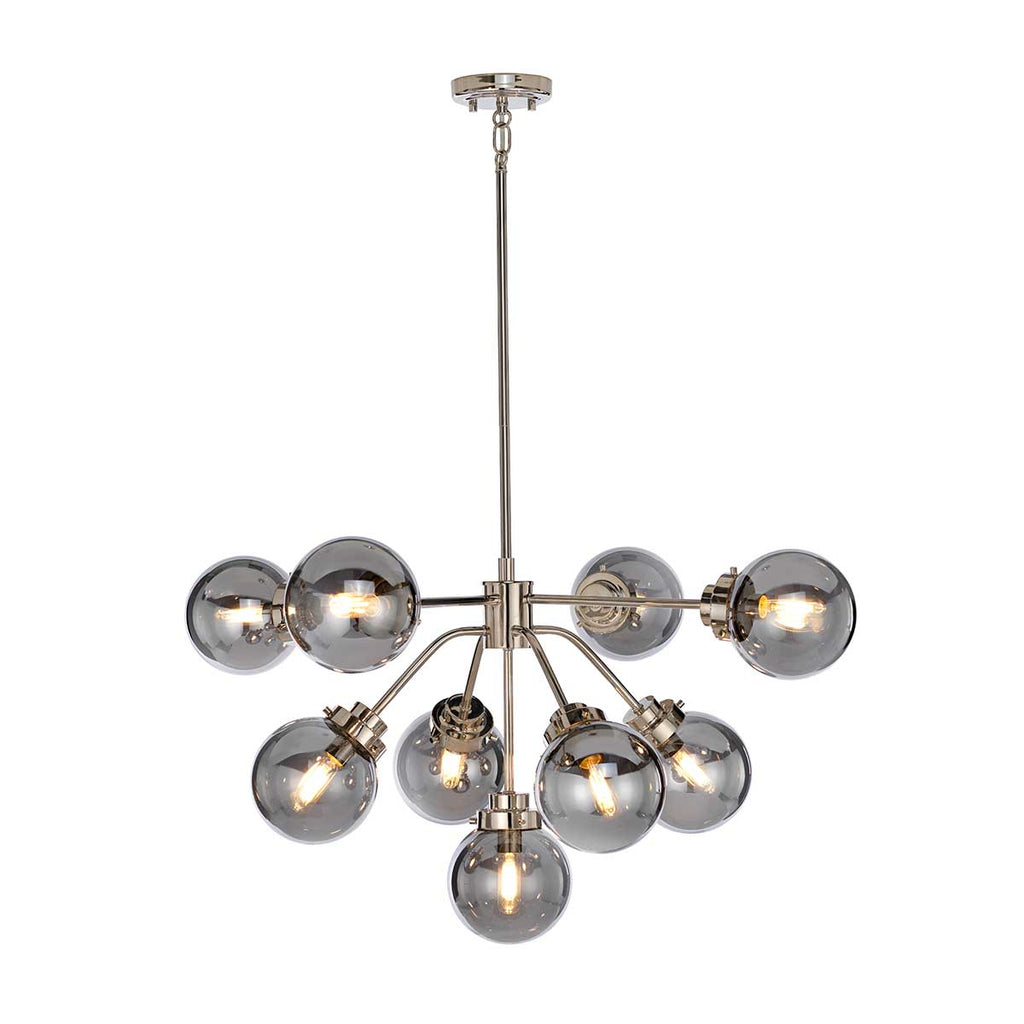 Pendelleuchte Kula (Nickel) 9x - Elstead Lighting