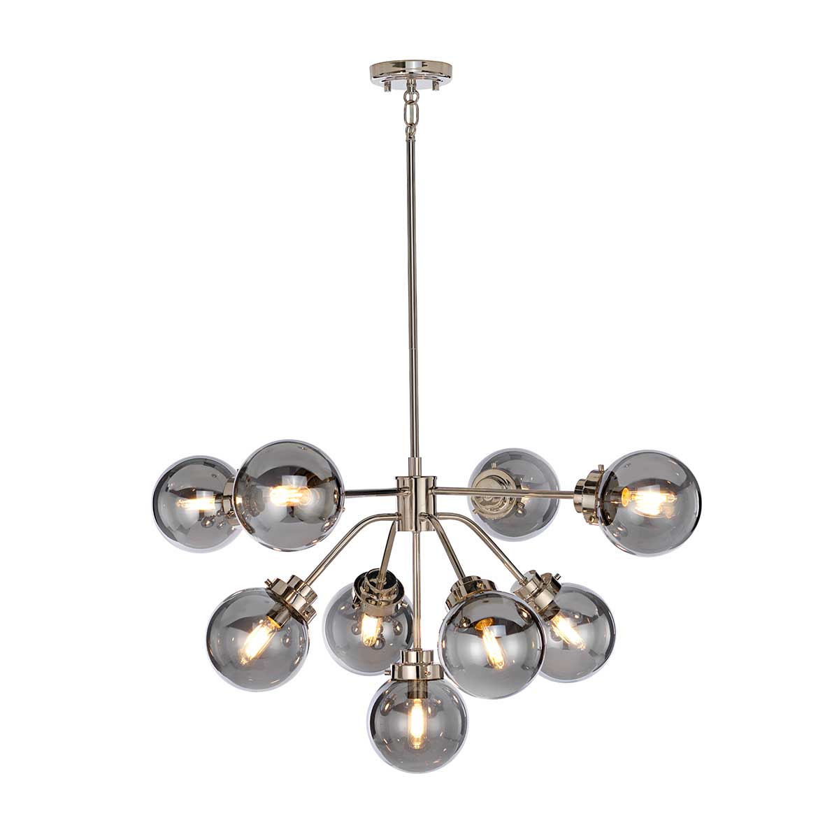 Pendelleuchte Kula (Nickel) 9x - Elstead Lighting
