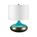 Tischleuchte Laguna (Blau Glas / Duck Egg Blue Shad) 1x - Elstead Lighting