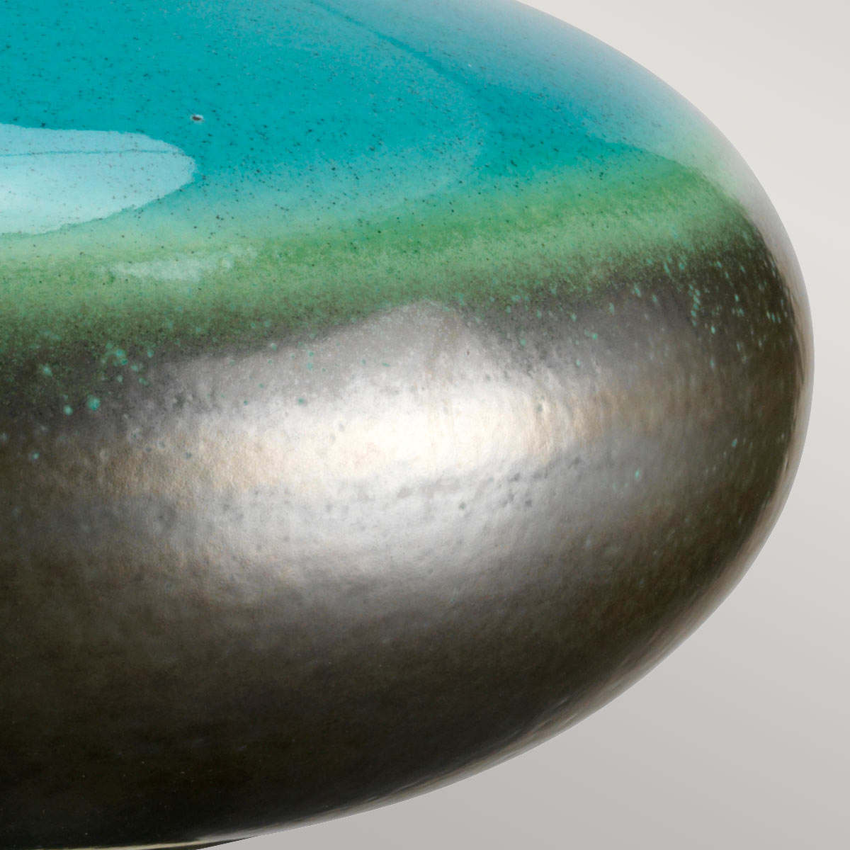 Tischleuchte Laguna (Blau Glas / Duck Egg Blue Shad) 1x - Elstead Lighting