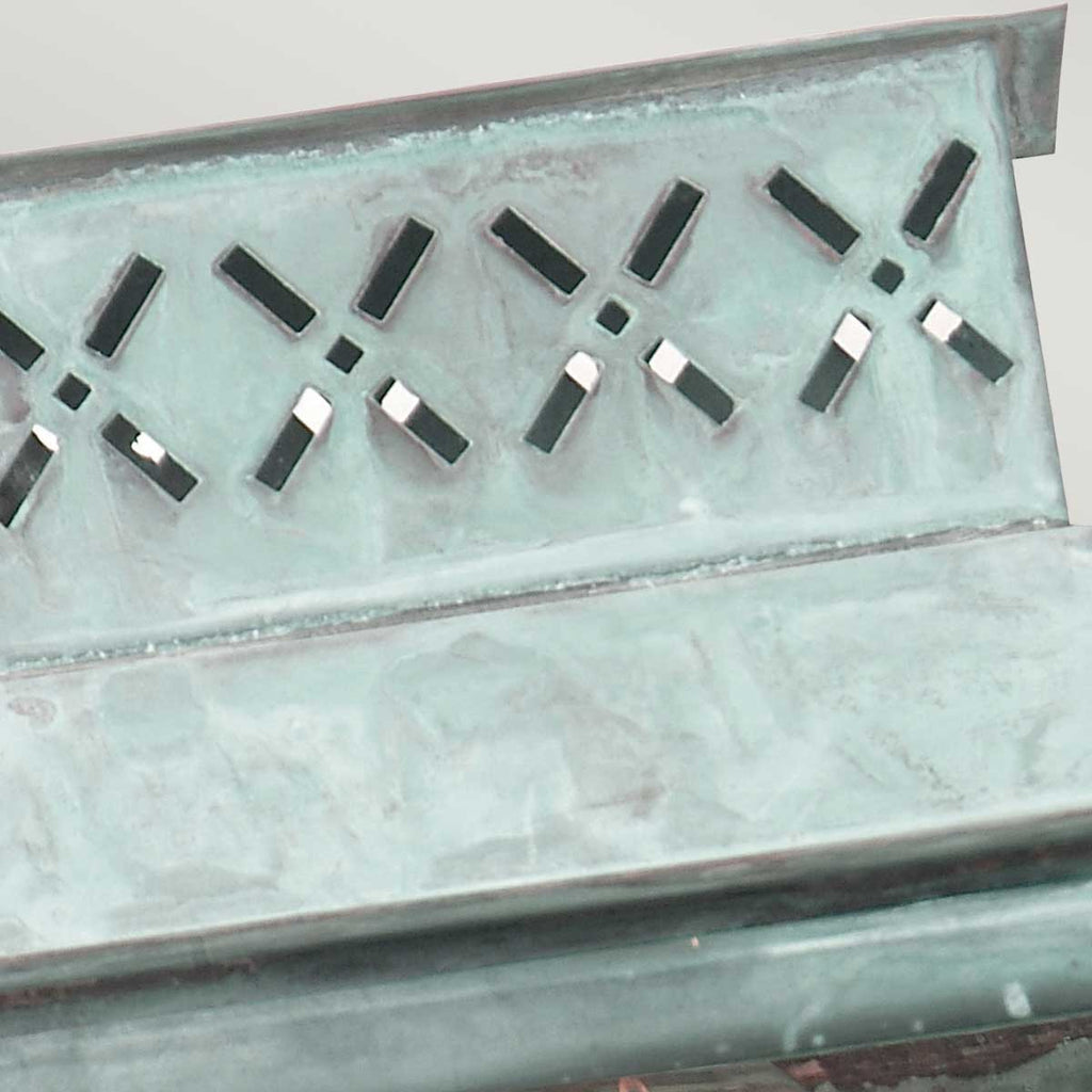 Außen-Wandleuchte Lambeth Palace (antik wirkende Grünspan-Patina auf Metall) 1x - Elstead Lighting