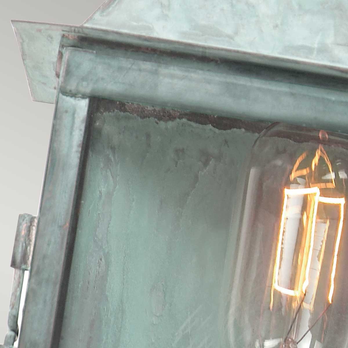 Außen-Wandleuchte Lambeth Palace (antik wirkende Grünspan-Patina auf Metall) 1x - Elstead Lighting