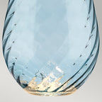 Tischleuchte Lena - Blue (Violett Glas / Heather Shad) 1x - Elstead Lighting