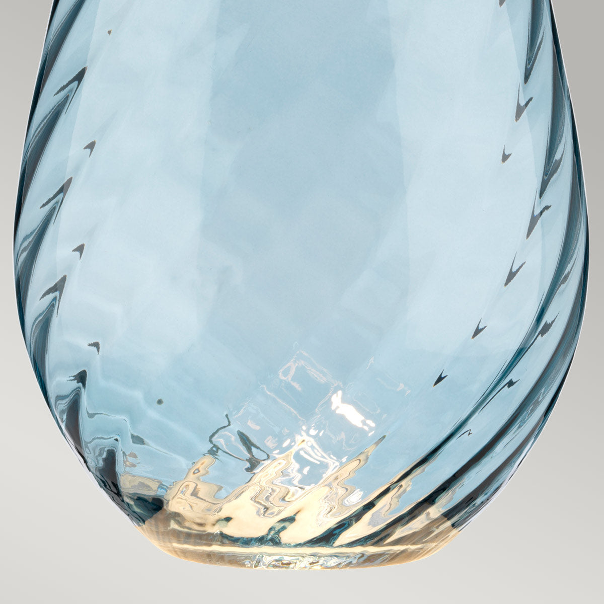 Tischleuchte Lena - Blue (Violett Glas / Heather Shad) 1x - Elstead Lighting