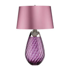 Tischleuchte Lena - Plum (Rauchglas / Slate Shad) 1x - Elstead Lighting
