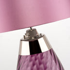 Tischleuchte Lena - Plum (Rauchglas / Slate Shad) 1x - Elstead Lighting
