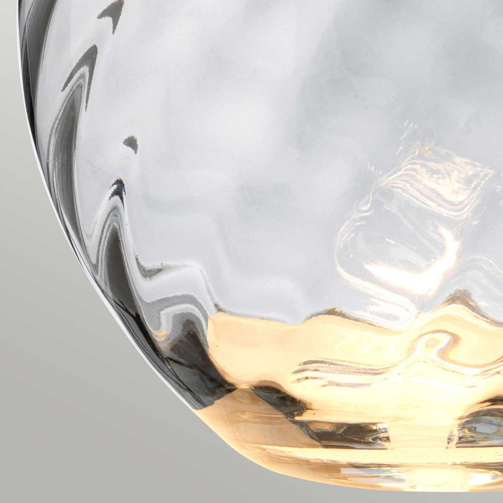 Tischleuchte Lena - Smoke (Blau Glas / Duck Egg Blue Shad) 1x - Elstead Lighting