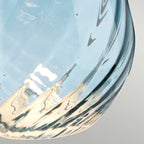 Tischleuchte Lena - Blue (Violett Glas / Heather Shad) 1x - Elstead Lighting