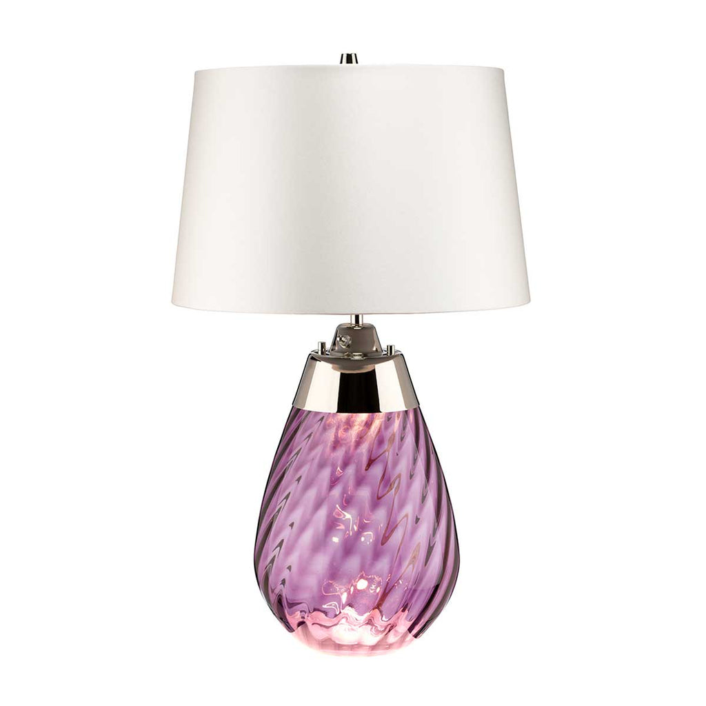 Tischleuchte Lena - Plum (weiß) 1x - Elstead Lighting